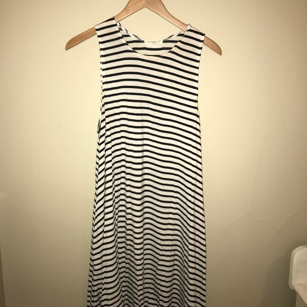 Black and white dress